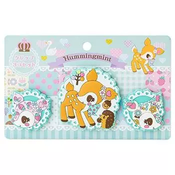 Набор резиновых зажимов Sanrio Humming Mint Mint (пэчворк)