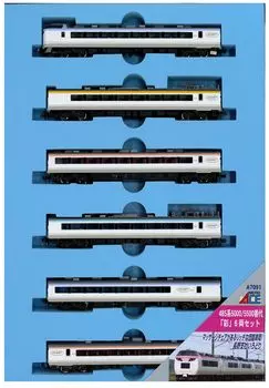 Набор серии Micro Ace N gauge 485 A7091 Железнодорожная модель поезда 5000/5500 Aya 6 вагонов чёрный