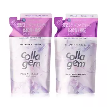 Набор шампуня и кондиционера Collagem для пополнения Straight Glow