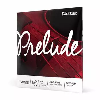 Набор скрипичных струн для прелюдии J810 среднего натяжения D Addario 4/4M []
