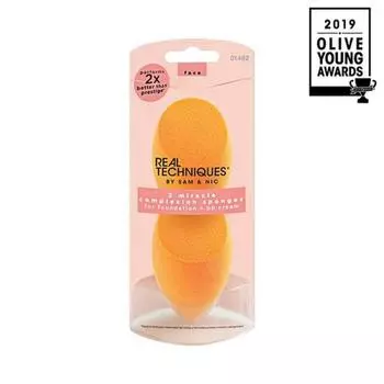 Набор спонжей для лица Real Techniques Miracle, 2 шт.