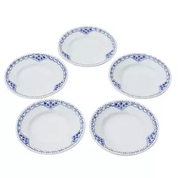 Набор тарелок Royal Copenhagen Princess из 5 штук 11 см Princess 1104045 [Товар] белый