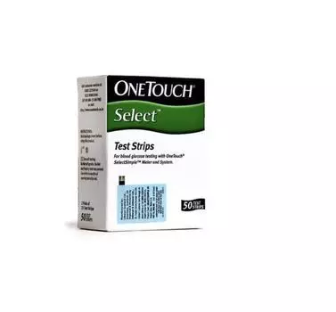 Набор тест-полосок OneTouch Select, 50 шт 50 pcs