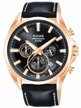 [Набор товаров] [Pulsar] Часы-хронограф Seiko SEIKO Pulsar PULSAR PT3A28X1 и салфетка из микрофибры 13 x 13 см в комплекте [предмет]