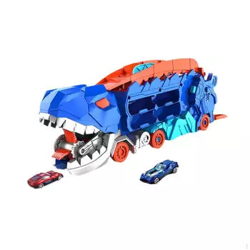 Набор транспортных средств Dino Transporter with 2 cars