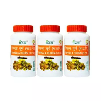 Набор Трифала Чурна (3 х 100 г), Triphala Churna Set, Patanjali
