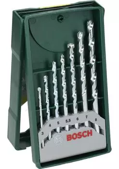 Набор вибрационных сверл BOSCH для самостоятельного ремонта