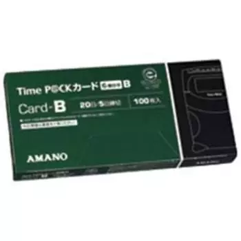 наборы для бизнеса Amano Time Pack Card колонки B (2 использовать) (6 печатных) [x2 набора]