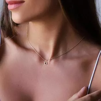Начальные ожерелья для женщин, тонкий блестящий кулон с буквой AZ, многослойная цепочка в виде змеи в елочку для девочек, шикарный воротник из нержавеющей стали