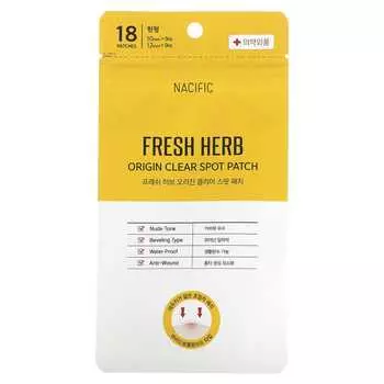 NACIFIC Fresh Herb, Origin Clear Spot Patch, 18 пластырей