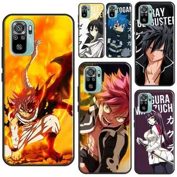 Нацу Эрза Fairy Tail для Xiaomi Redmi Note 8 9 10 11 Pro Note 10S 9S 11S чехол для Redmi 9 10 9T 9A 9C Coque Redmi 7