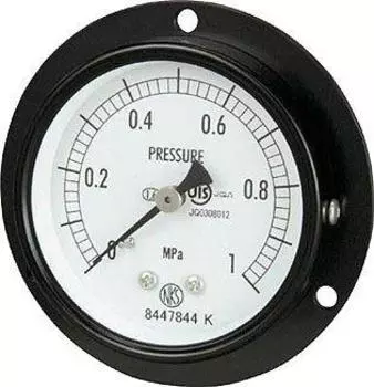 Nagano instrument Normal pressure gauge D frame embedded type Minimum scale 60 0.050 AA15-221-2.5MP