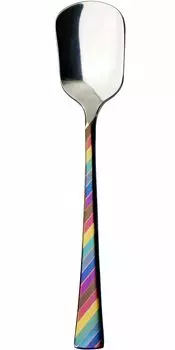 Nagao Ice Spoon Stainless Steel Multicolored Made in Japan -Niji- 12.7cm 18-8