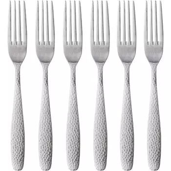 Nagao Tsuchine Dinner Fork Set of 6 Stainless Steel Made in Japan