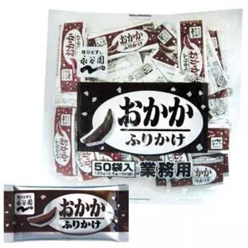 Nagatanien Commercial Furikake Okaka x 50 x 2 шт. (2,5 г пакеты)