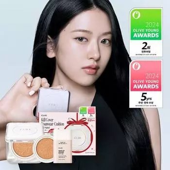 [Награда 5 лет подряд] Clio Kill Cover Founwear Cushion The Original Limited Edition (+ сменный блок, тонирующая основа в комплекте) [Refill Plan] 21N Linen