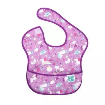 Нагрудник для детского питания Bumkins Super Bib, единорог, 1 шт., 1 шт.