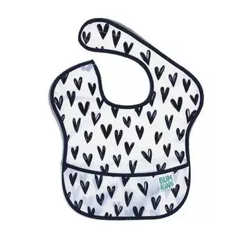 Нагрудник для детского питания Bumkins Super Bib, сердце, 1 шт., 1 шт.