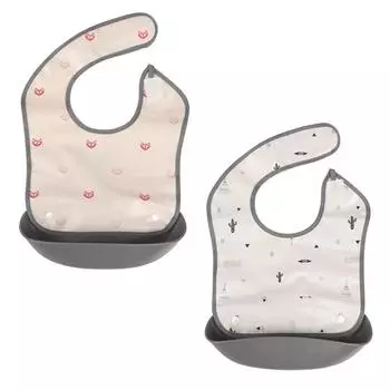Нагрудник Nordico Kinder 2р, для кемпинга в пустыне, песец, 1 комплект