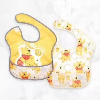 Нагрудники для детского питания Bumkins Disney, 2 шт., 509320Нагрудники Disney, 2 шт., принцесса, 1 шт.