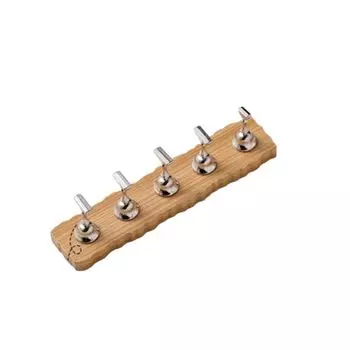 Nail Art Practice False Nail Tip Holder INS Nail Display Chess Board Nail Display Stand Women silver-5pcs wave base