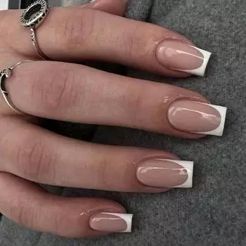 Nail Fake Nail Piece French, Nail White Edge Nail Patch Nail Patch Nail Patch Nail Piece