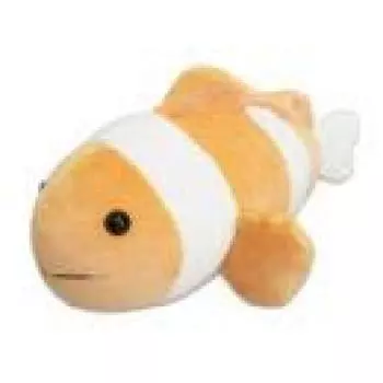 Naitou Design Underwater Walk Fluffy Plush Toy S Clownfish Total Length Approx. 26.5cm
