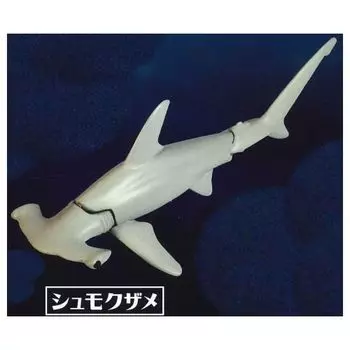 Найдена серия игровых фигурок существ «Акула-кит», «Акула-молот», «Gacha Gacha Capsule Toy»! [3. Акула] (один предмет)