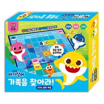 Найдите семью Pinkfong Baby Shark! кооперативная игра в домино