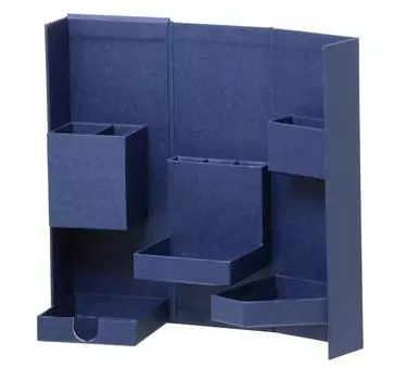 Nakabayashi Lifestyle Tool Accessory Storage Case Box M Navy LST-B02NV