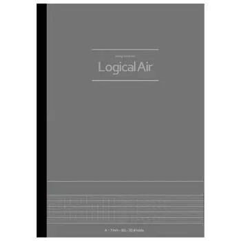 Nakabayashi Logical Air Lightweight Notebook A4 Black A-lined No-A405A-D