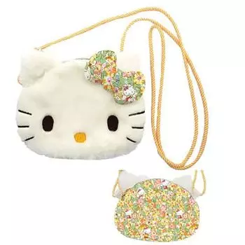 Nakajima Corporation Liberty Fabrics x Hello Kitty Мягкий плюшевый плед YE 190451-24