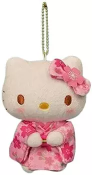 Nakajima Corporation Sanrio Hello Kitty Sakura Kimono Mascot Мягкая игрушка 084378-15