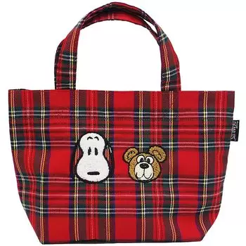 Nakajima Corporation SN Bear Check Mini Tote H20 x W30 x D10cm & 199454-24