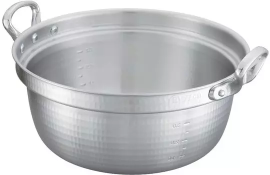 Nakao Aluminum Manufacturing King Uchide cooking pot 51cm (with scale)