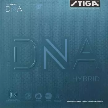 Накладка для настольного тенниса STIGA с мягкой задней частью DNA Hybrid M красная, очень толстая, MAX 1712110521 красный
