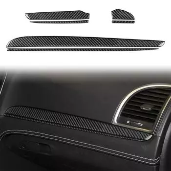 Накладка на панель центральной консоли из углеродного волокна для Chrysler 300 2011+