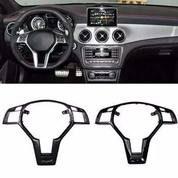 Накладка на раму рулевого колеса автомобиля для Mercedes Benz ACE GLA CLA CLS CLASS W176 W204 W212 X156 C117 C218 12-14 для AMG