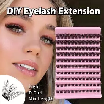 Накладные ресницы из норки D Curl Косметический инструмент Многоразовые самопрививающиеся накладные ресницы для женщин 05