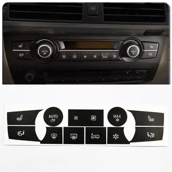Наклейки для ремонта кнопок управления климатом для BMW X5 E70 E71 2007-2013