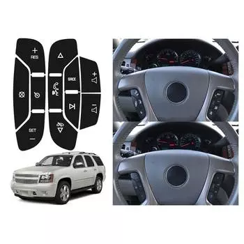 Наклейки на кнопки управления радио на руле для Chevrolet Silverado 1500 07-14