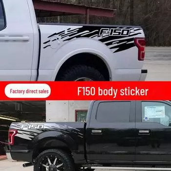 Наклейки на пикап Ford Raptor F150 для модификации кузова и украшения багажника. orange color оранжевый