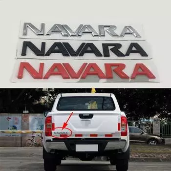 Наклейки на значки на заднюю дверь автомобиля для Frontier d40 пикап d21 d22 navara чёрный