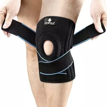 Наколенник с боковыми стабилизаторами для восстановления после разрыва мениска, боли в колене, травмы передней крестообразной связки, средней крестообразной связки, регулируемая поддержка колена для мужчин и женщин M