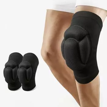 Наколенники Tortoise Sponge Anti Collision, наколенники для танцев, наколенники для поклонения, наколенники для волейбола, катания на роликах, наколенники для спорта, защищающие от падений L чёрный