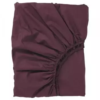 Наматрасник IKEA ULLVIDE, темно-красный, 120х200 см.