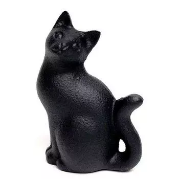 Nambu ironware paperweight paperweight cat long-tailed