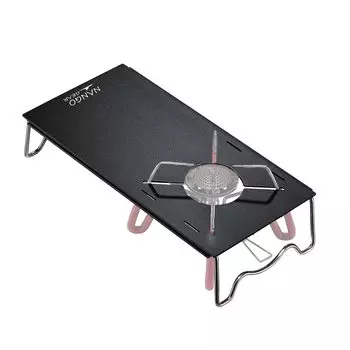 NANGGEAR Solo Kitchen Одноконфорочный стол Fusion Solo Table Алюминиевый стол с сумкой для хранения Кемпинговая кухня Черный Черный Gear SOLO KITCHEN ST-310 ST-340 чёрный