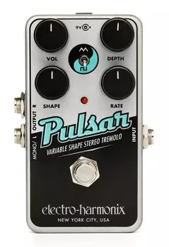 Nano Pulsar ПЕРЕМЕННАЯ ФОРМА СТЕРЕО ТРЕМОЛО Тремоло Гитарный эффектор ELECTRO-HARMONIX