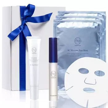 NANOA Skin Care Gift Human Stem, которые очень популярны среди увлажняющих средств для ухода за кожей вокруг глаз. (Наноа) Набор, Клетки, врачи, EGF, Уход, Сумка,